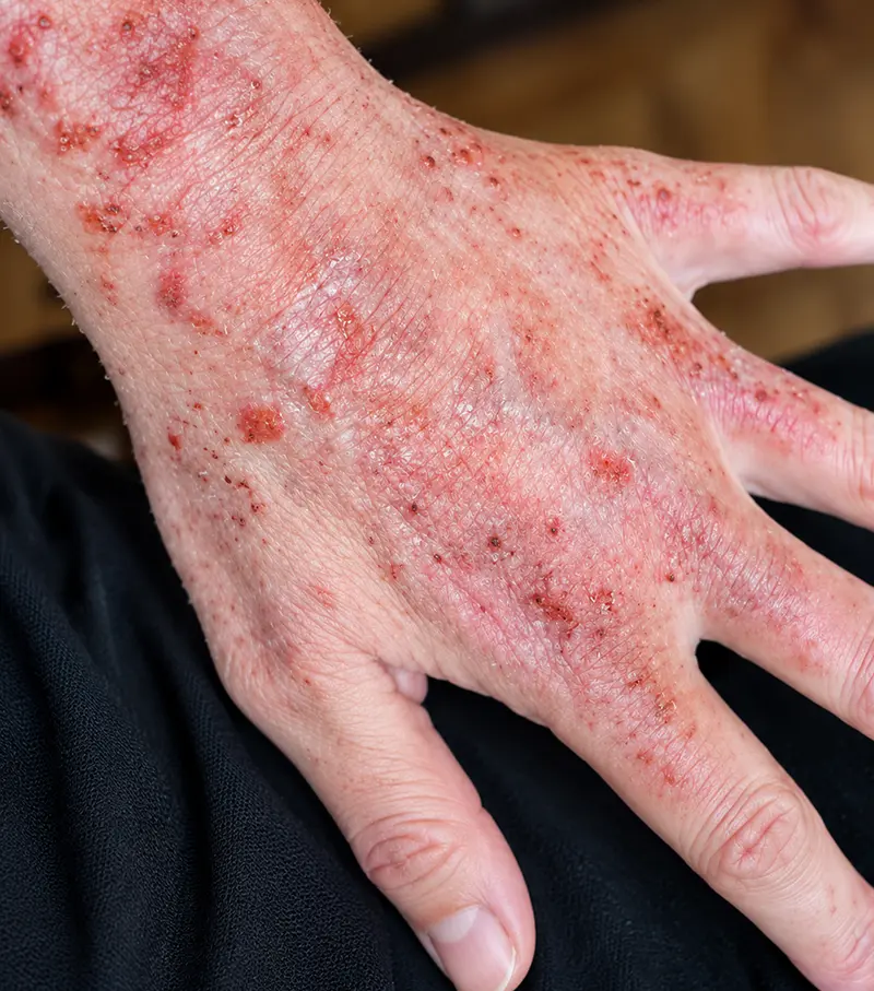 Image eczema before